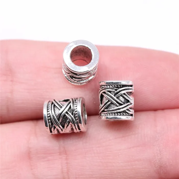 Valhalla Vikings Necklaces 5 Pcs Viking Beard Beads Knotted Design