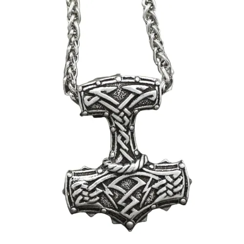 Valhalla Vikings Necklaces Thor Hammer Necklace Thunderstrike
