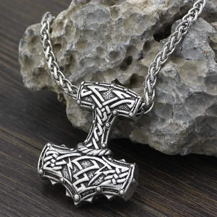 Valhalla Vikings Necklaces Thor Hammer Necklace Thunderstrike