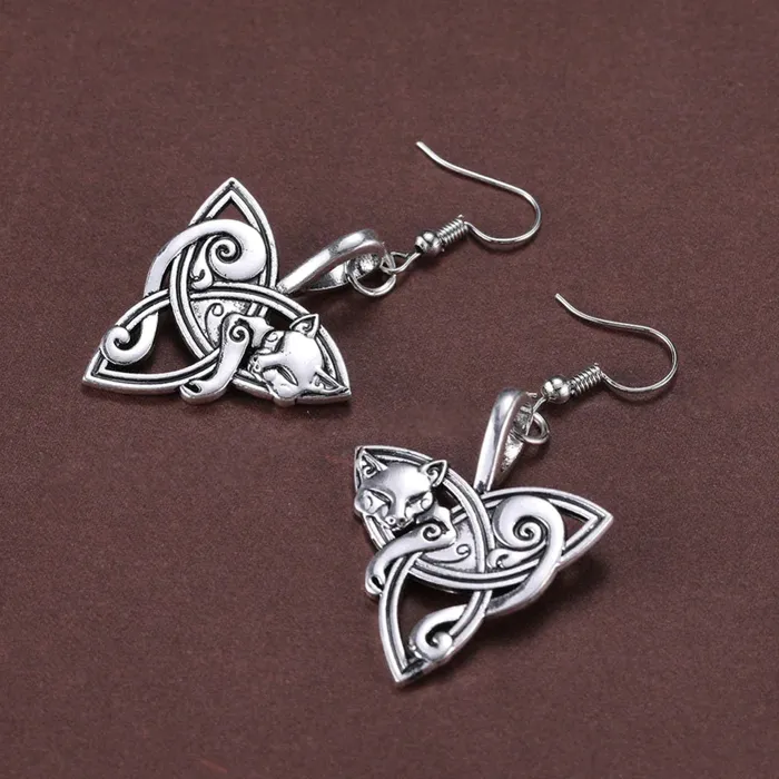 Valhalla Vikings Viking Earrings Freyas Cats Earrings