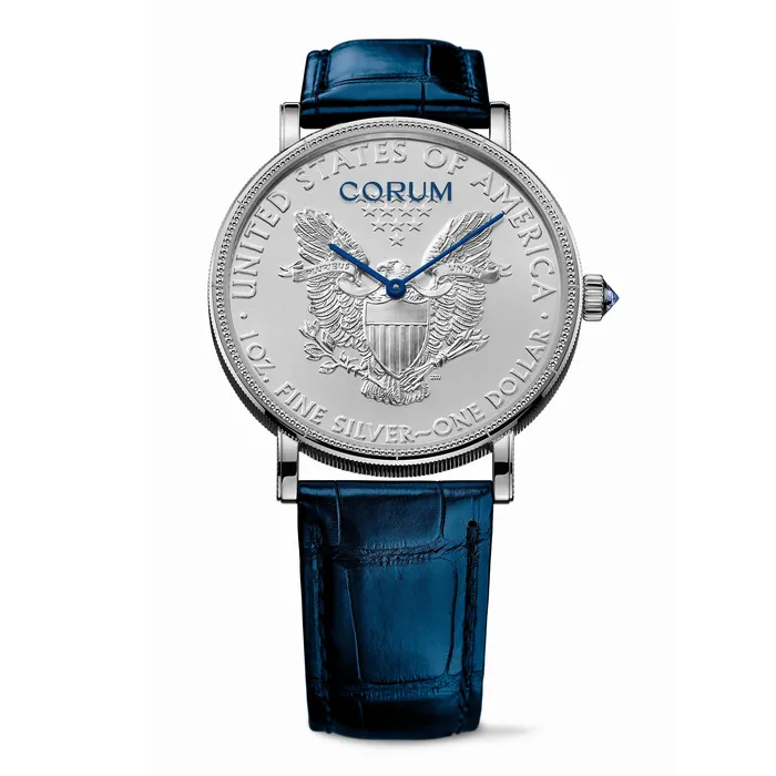 Watches Corum Heritage Silver Coin Watch C08203059 Corum